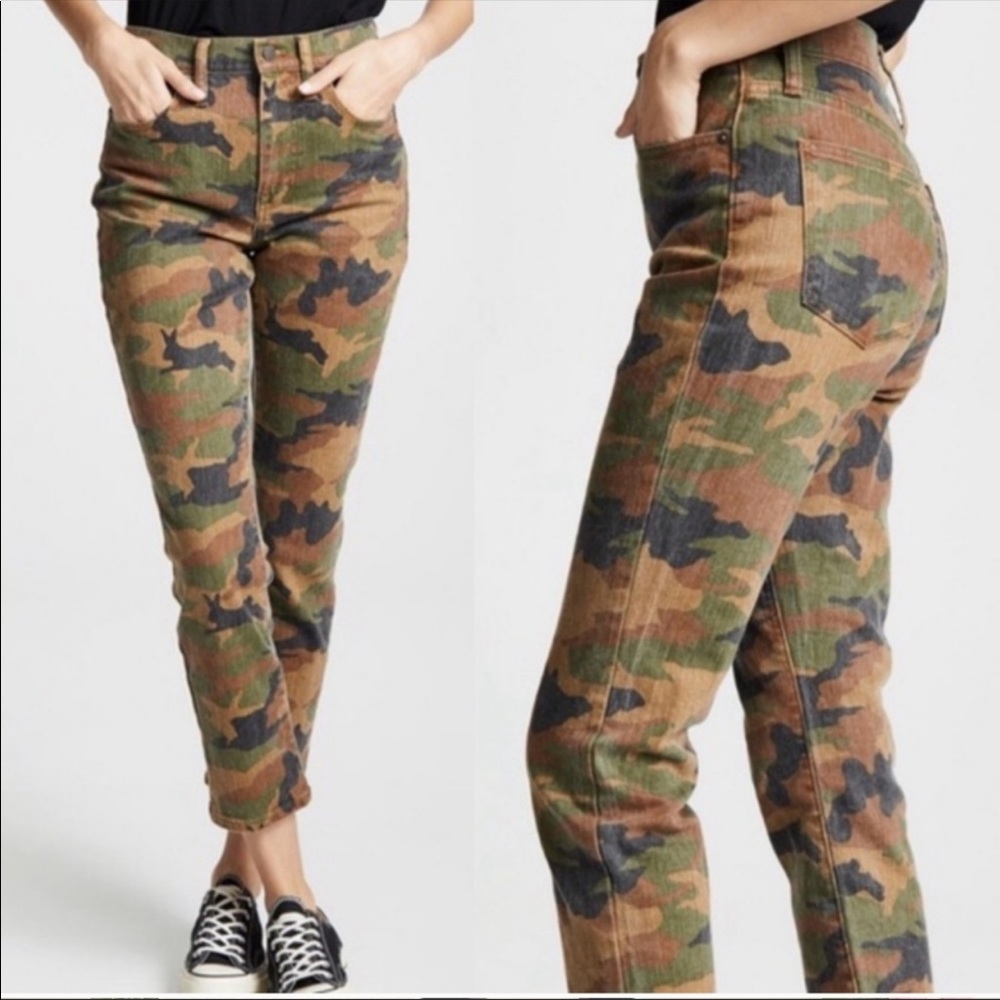 Madewell camo jeans